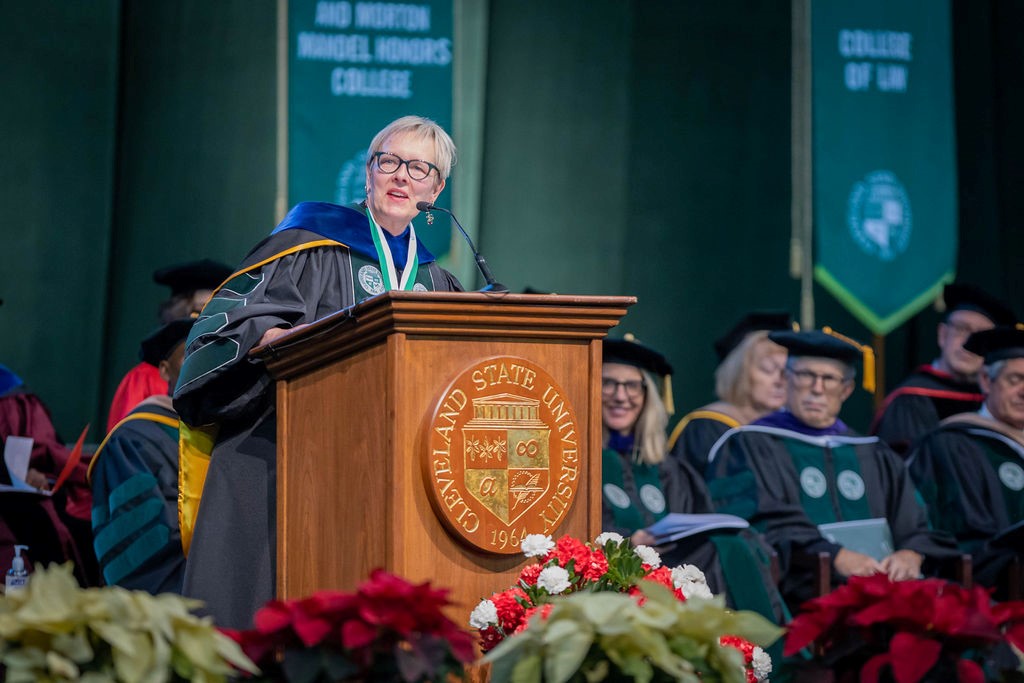 Csu Confers Over 800 Degrees During Fall 2022 82nd Commencement Exercises At Wolstein Center 4215